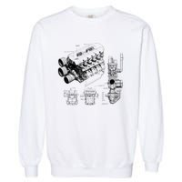 Engine Blueprint Garment-Dyed Sweatshirt