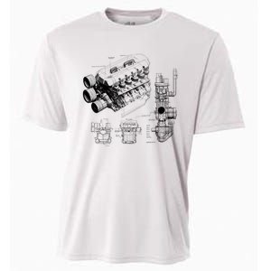 Engine Blueprint Cooling Performance Crew T-Shirt