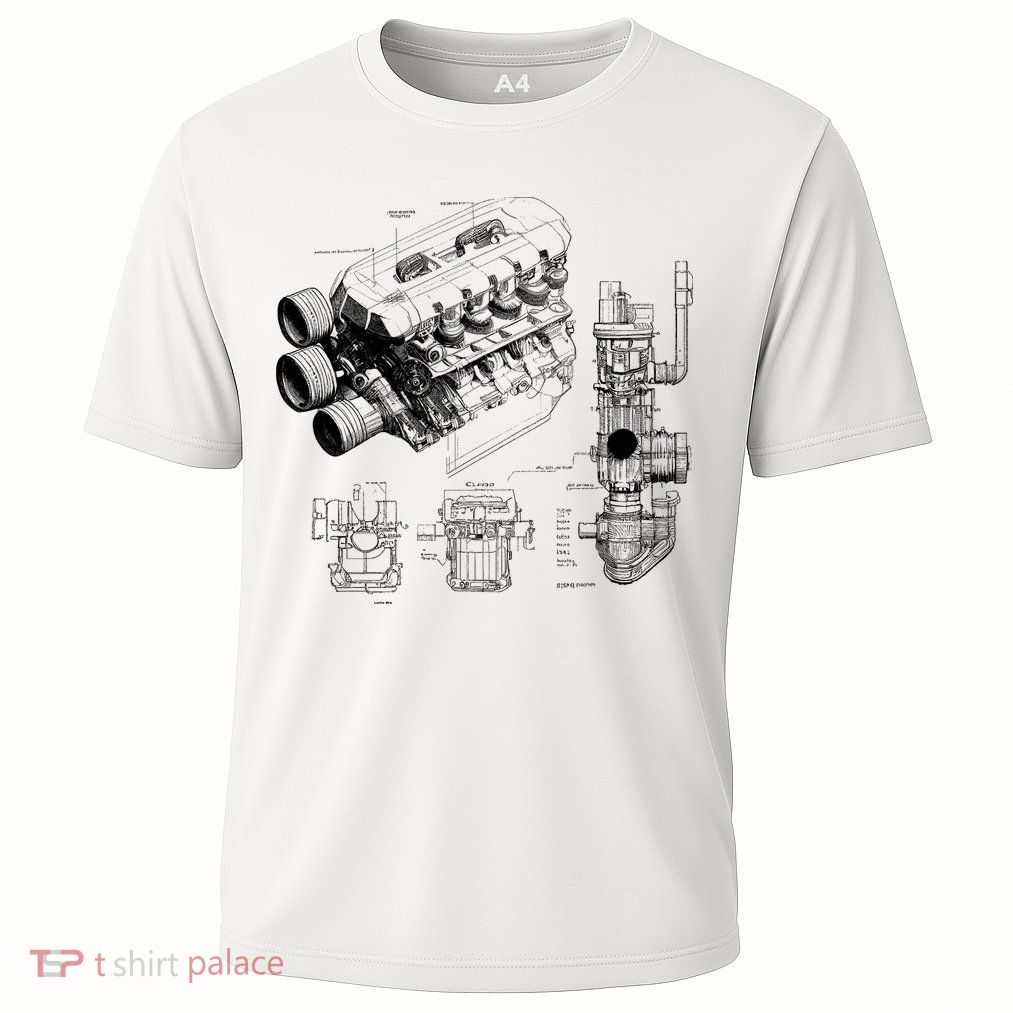 Engine Blueprint Performance Shirt