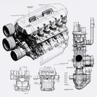 Engine Blueprint Sustainable Bucket Hat