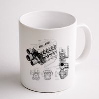 Engine Blueprint Coffee Mug