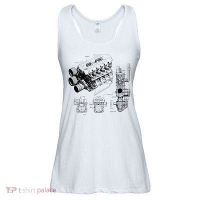 Engine Blueprint Ladies Essential Flowy Tank