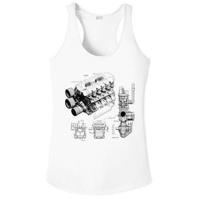 Engine Blueprint Ladies PosiCharge Competitor Racerback Tank