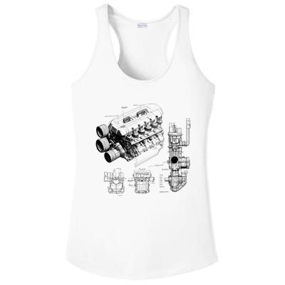 Engine Blueprint Ladies PosiCharge Competitor Racerback Tank