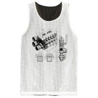 Engine Blueprint Mesh Reversible Basketball Jersey Tank