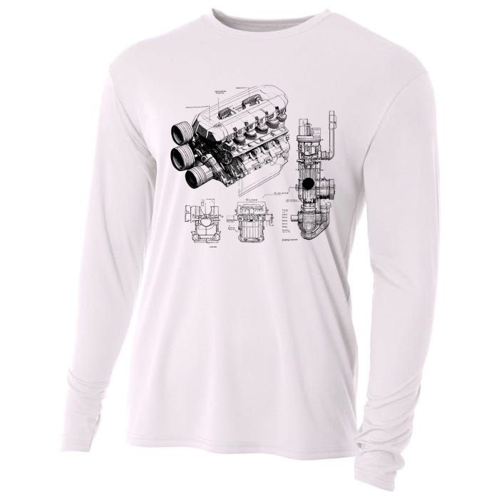 Engine Blueprint Cooling Performance Long Sleeve Crew