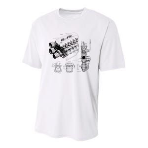 Engine Blueprint Youth Performance Sprint T-Shirt