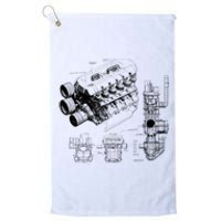 Engine Blueprint Platinum Collection Golf Towel