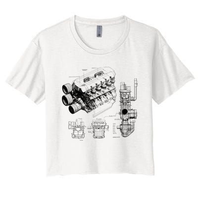 Engine Blueprint Women's Crop Top Tee