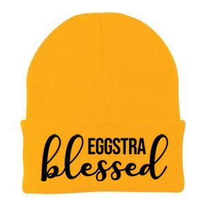 Eggstra Blessed Easter Holiday Knit Cap Winter Beanie