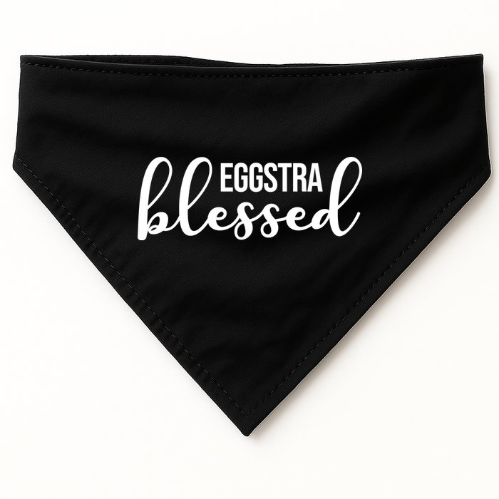 Eggstra Blessed Easter Holiday USA-Made Doggie Bandana