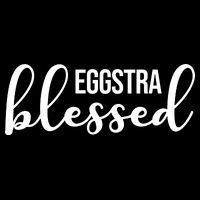 Eggstra Blessed Easter Holiday USA-Made Doggie Bandana