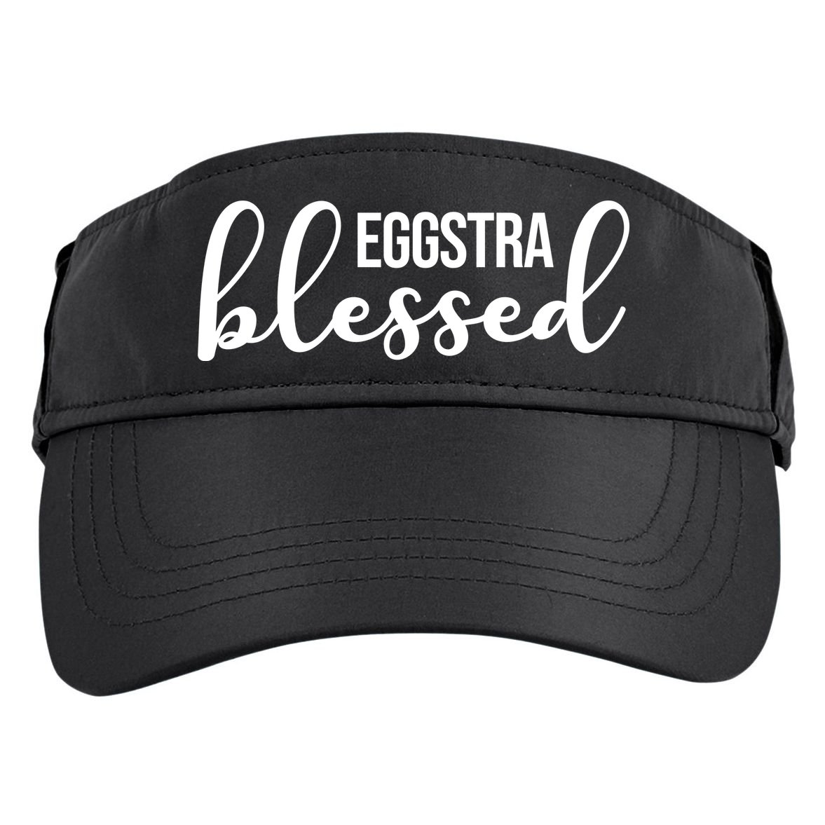 Eggstra Blessed Easter Holiday Adult Drive Performance Visor