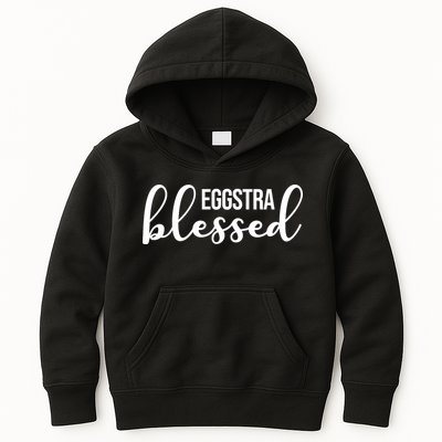 Eggstra Blessed Easter Holiday Kids Hoodie