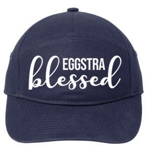 Eggstra Blessed Easter Holiday 7-Panel Snapback Hat