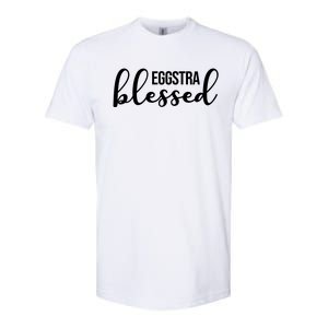 Eggstra Blessed Easter Holiday Softstyle CVC T-Shirt