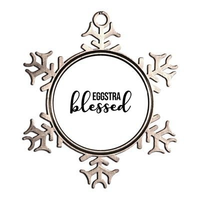 Eggstra Blessed Easter Holiday Metallic Star Ornament