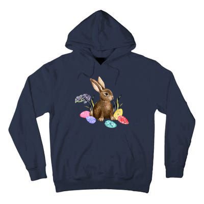 Easter Bunny Egg Spring Holiday Cute Tall Hoodie