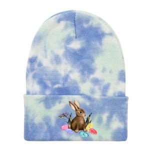 Easter Bunny Egg Spring Holiday Cute Tie Dye 12in Knit Beanie