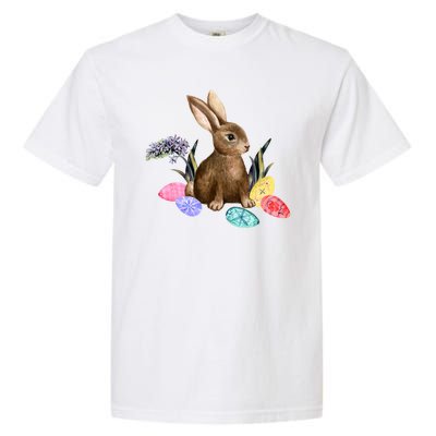 Easter Bunny Egg Spring Holiday Cute Garment-Dyed Heavyweight T-Shirt