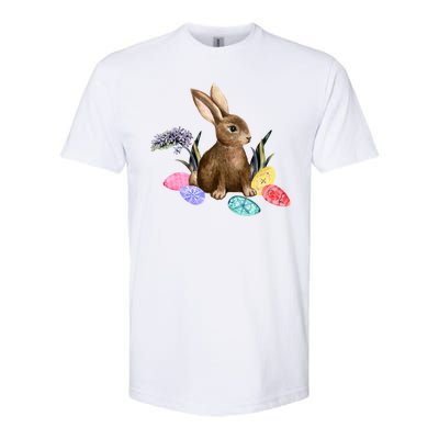 Easter Bunny Egg Spring Holiday Cute Softstyle CVC T-Shirt