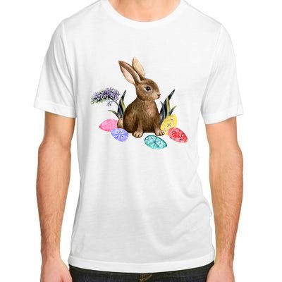 Easter Bunny Egg Spring Holiday Cute Adult ChromaSoft Performance T-Shirt