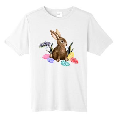 Easter Bunny Egg Spring Holiday Cute Tall Fusion ChromaSoft Performance T-Shirt