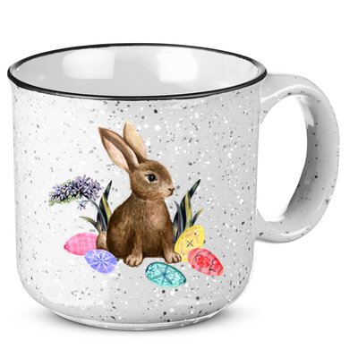 Easter Bunny Egg Spring Holiday Cute 15oz Campfire Ceramic Mug