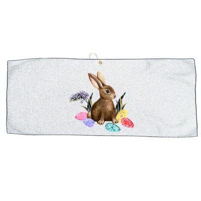 Easter Bunny Egg Spring Holiday Cute Large Microfiber Waffle Golf Towel