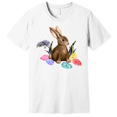 Easter Bunny Egg Spring Holiday Cute Premium T-Shirt