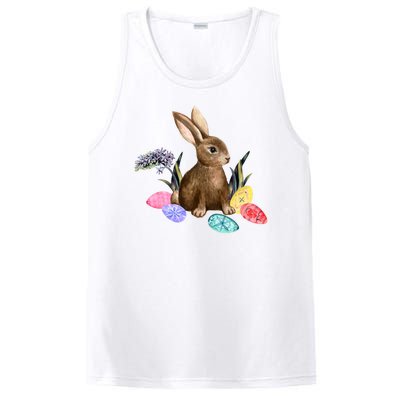 Easter Bunny Egg Spring Holiday Cute PosiCharge Competitor Tank