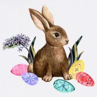 Easter Bunny Egg Spring Holiday Cute Kids T-Shirt