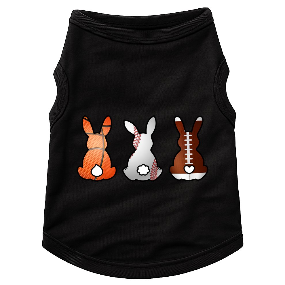 Easter Bunny Football Basketball Baseball Sports Fan Doggie Tank