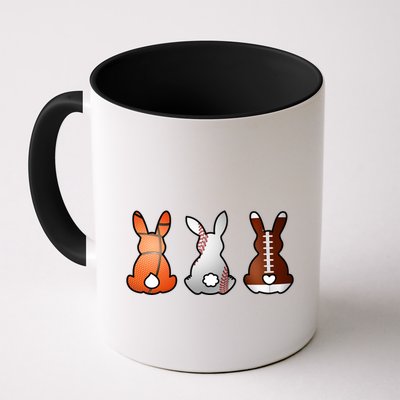 Easter Bunny Football Basketball Baseball Sports Fan Mug