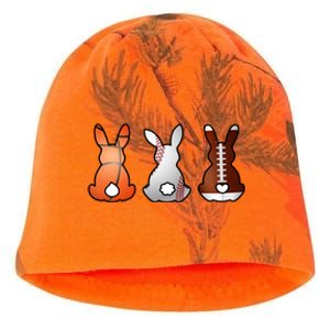 Easter Bunny Football Basketball Baseball Sports Fan Kati - Camo Knit Beanie