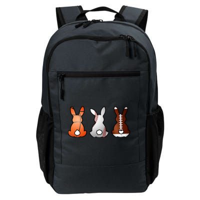 Easter Bunny Football Basketball Baseball Sports Fan Daily Commute Backpack