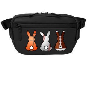 Easter Bunny Football Basketball Baseball Sports Fan Crossbody Pack