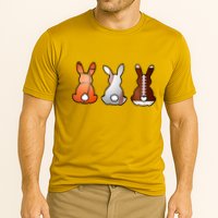 Easter Bunny Football Basketball Baseball Sports Fan Cooling Performance Crew T-Shirt