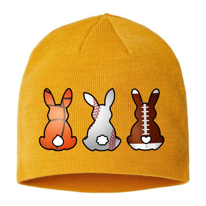 Easter Bunny Football Basketball Baseball Sports Fan Sustainable Beanie