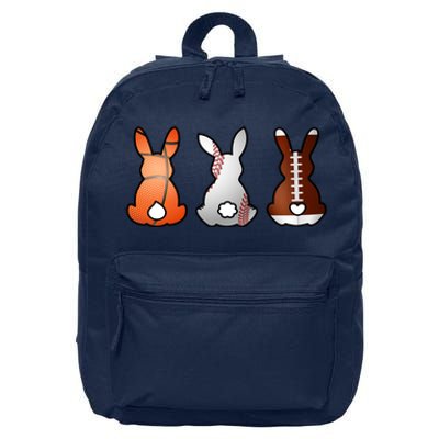 Easter Bunny Football Basketball Baseball Sports Fan 16 in Basic Backpack