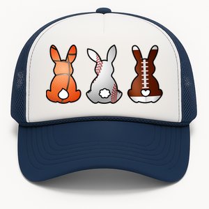 Easter Bunny Football Basketball Baseball Sports Fan Trucker Hat