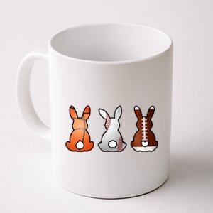 Easter Bunny Football Basketball Baseball Sports Fan Coffee Mug