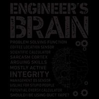 Engineers Brain Funny Process Engineer Men Engineering Gift 16oz Travel Tumbler