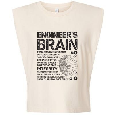 Engineers Brain Funny Process Engineer Men Engineering Gift Garment-Dyed Women's Muscle Tee