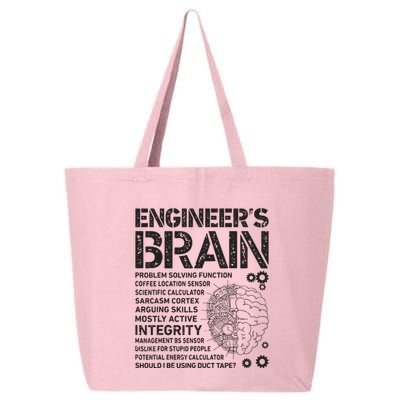 Engineers Brain Funny Process Engineer Men Engineering Gift 25L Jumbo Tote