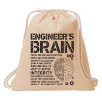 Engineers Brain Funny Process Engineer Men Engineering Gift Drawstring Bag
