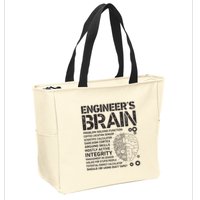 Engineers Brain Funny Process Engineer Men Engineering Gift Zip Tote Bag