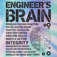 Engineers Brain Funny Process Engineer Men Engineering Gift Legacy Tie Dye Trucker Hat