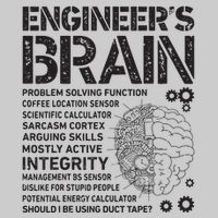 Engineers Brain Funny Process Engineer Men Engineering Gift Tie-Dye T-Shirt