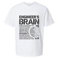 Engineers Brain Funny Process Engineer Men Engineering Gift Sueded Cloud Jersey T-Shirt